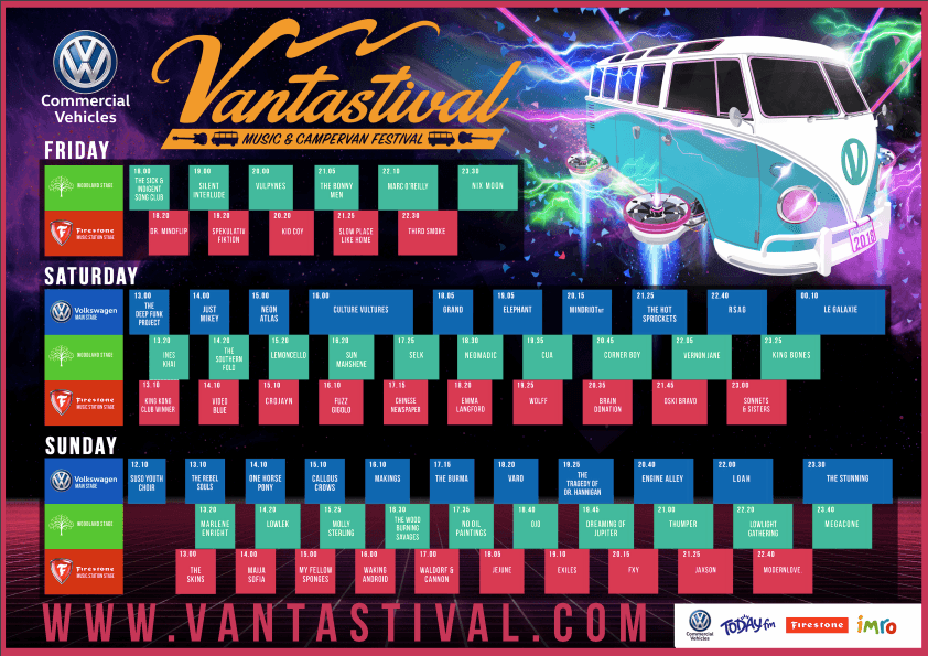 vantastival 2018 lineup schedule