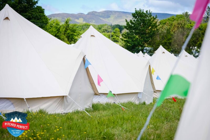 Vantastival Boutique Camping at Vantastival 2022 Bell tents XT4F0551 scaled 1