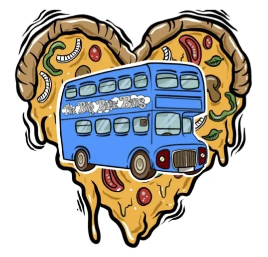 logo graphic of Big blue bus trader / vendor